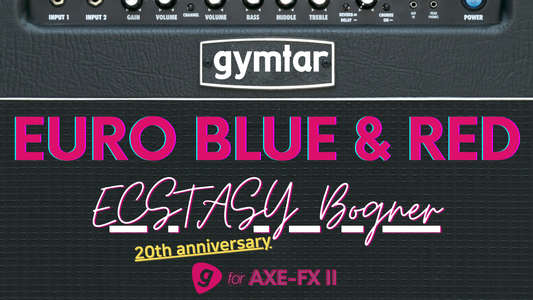 Fractal Axe-Fx II Patch based on the Bogner Ecstasy amplifier (Euro Blue&Red 20th anniversary)